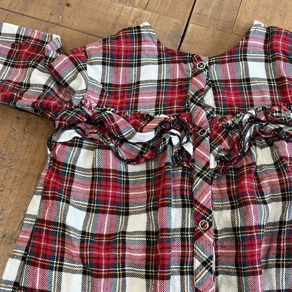 Zara tartan plaid dress